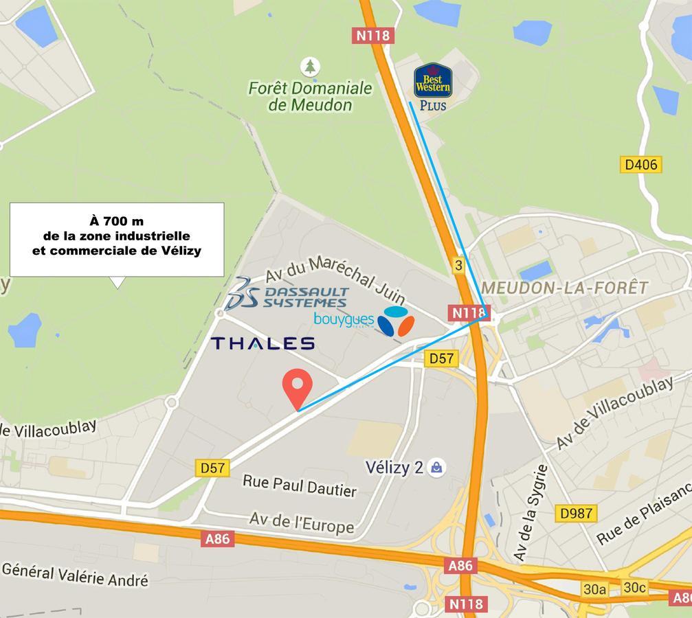 Best Western Plus Paris Meudon Ermitage מראה חיצוני תמונה